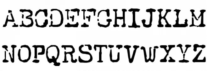 Intersidereal Quest Шрифта ВЕРХНИЙ