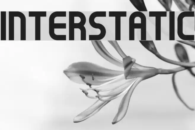 Interstatic Font examples