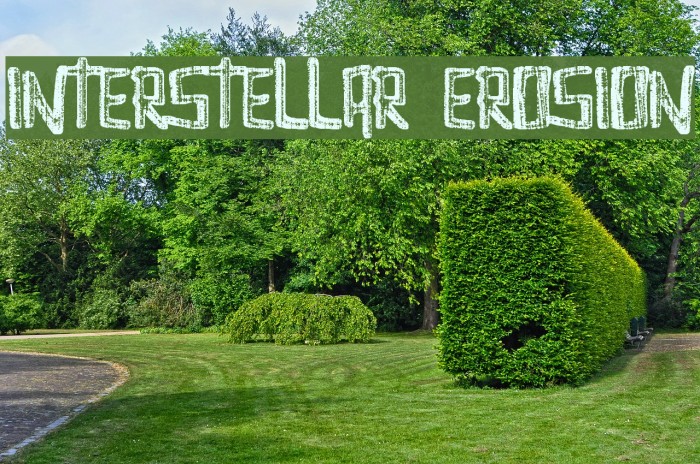 Interstellar Erosion Example 2