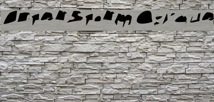 Interstorm Oblique Font examples