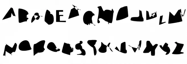 Interstorm Schriftart Groß