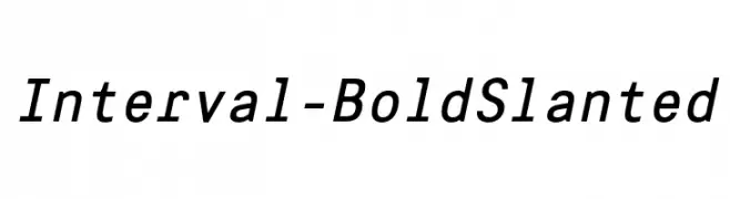 Interval-BoldSlanted  baixar fontes gratis