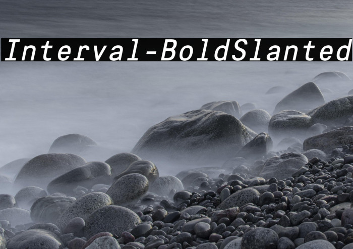 Interval-BoldSlanted Example 1