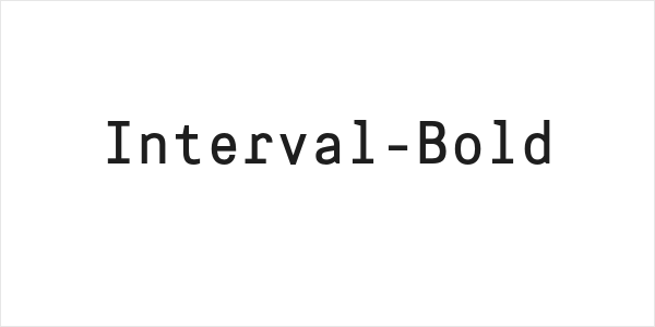 Interval-Bold Logo