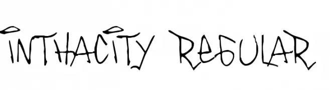Inthacity Regular  Descarca Fonturi Gratis