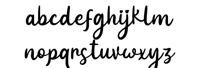 Intima Politha - Personal Use Font LOWERCASE