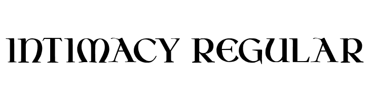 Intimacy Regular  Descarca Fonturi Gratis