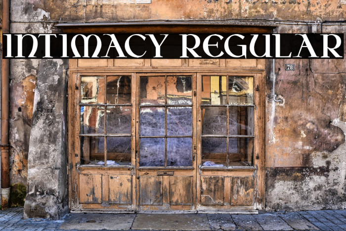 Intimacy Regular Example 3