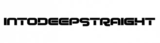 Into Deep Straight  Fuentes Gratis Descargar