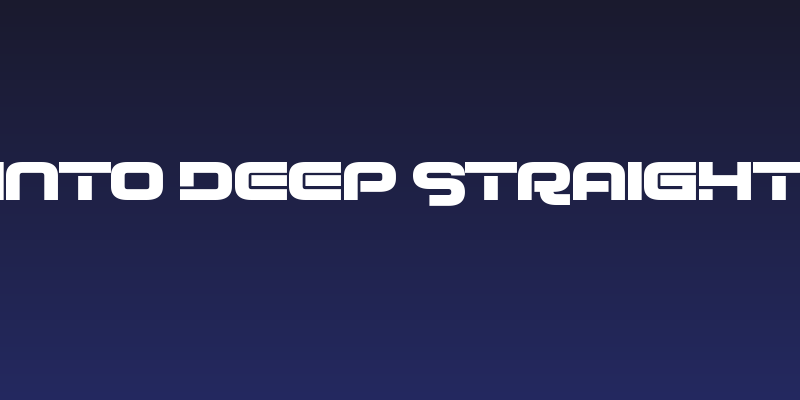Into Deep Straight Social Header