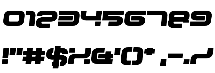 Into Deep Font OTHER CHARS