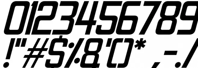 Into The Void Italic Font OTHER CHARS