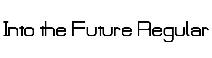 Into the Future Regular  font caratteri gratis