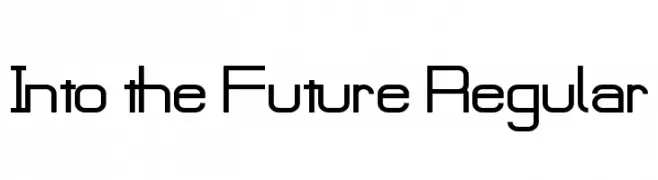 Into the Future Regular  Free Fonts Download