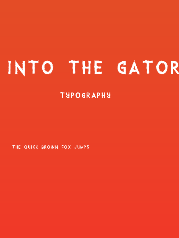 Into the Gator Pit Poster