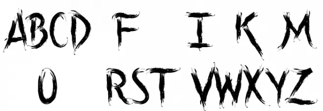 Into the Wild Demo Version خط أحرف كبيرة