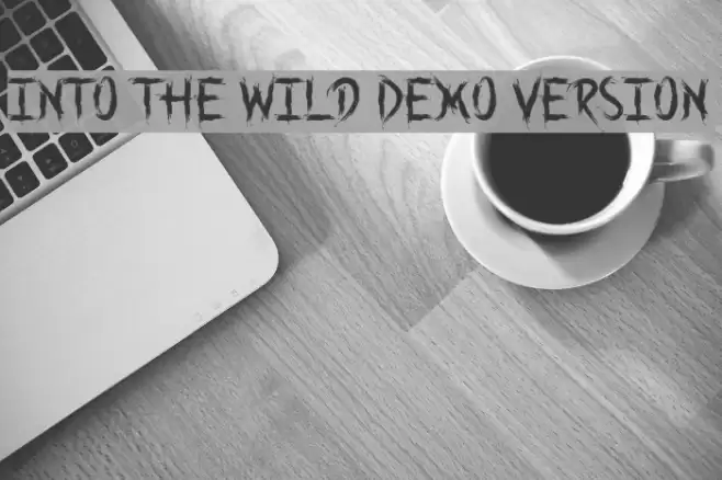 Into the Wild Demo Version 字体 examples