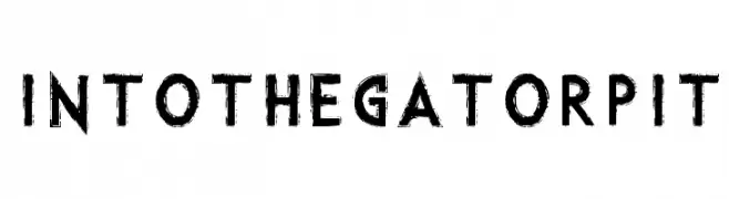 IntotheGatorPit  les polices de caractères gratuit tlcharger