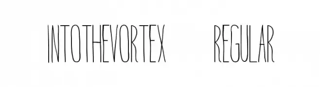 IntotheVortex-Regular  les polices de caractères gratuit tlcharger