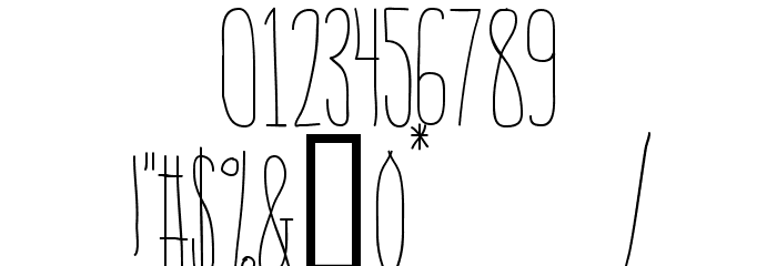 IntotheVortex-Regular Font OTHER CHARS
