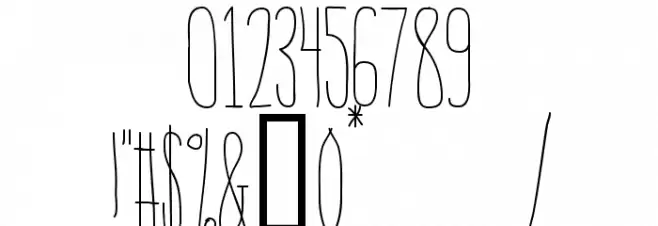 IntotheVortex-Regular Font OTHER CHARS