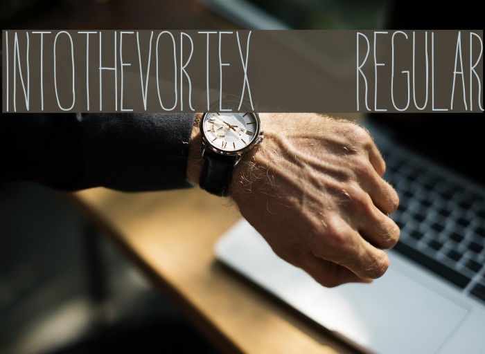 IntotheVortex-Regular Font examples