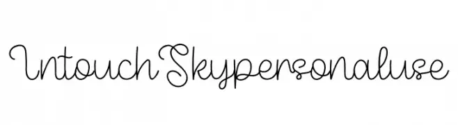 Intouch Sky personal use  Fuentes Gratis Descargar