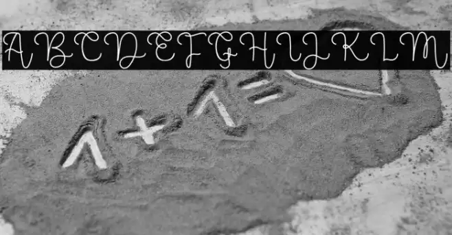 Intouch Sky personal use Font examples