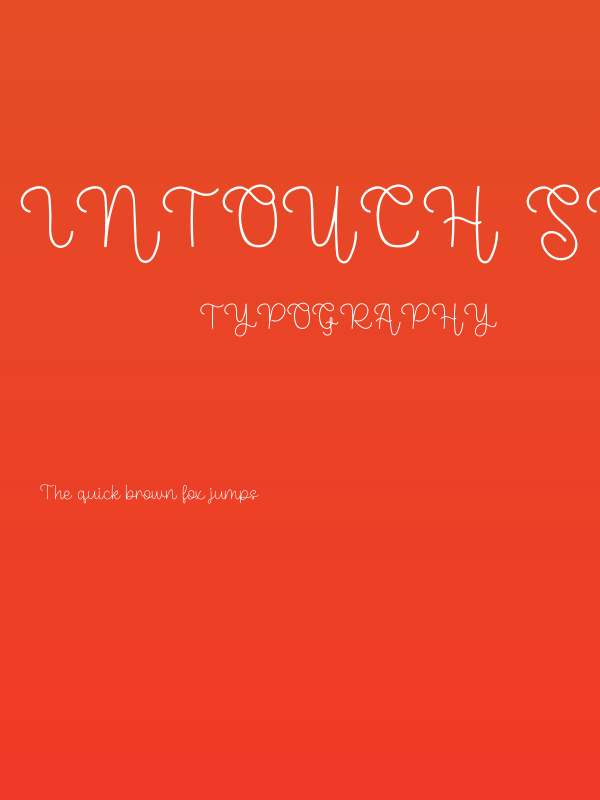 Intouch Sky personal use Poster