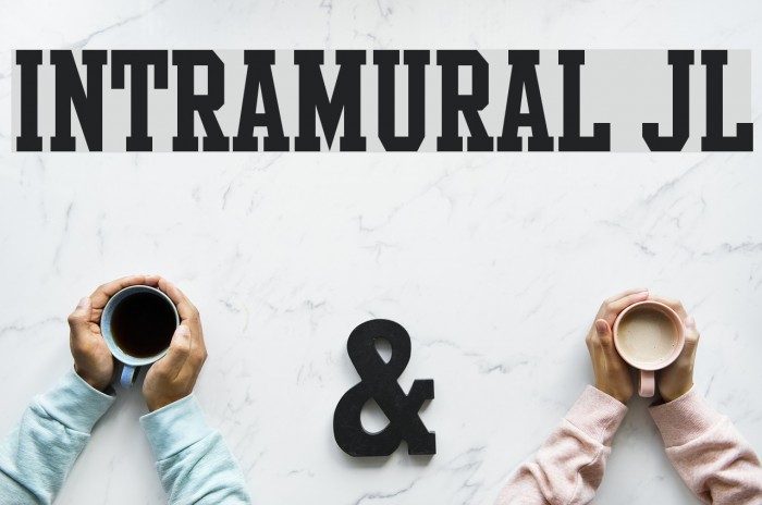 Intramural JL Font examples