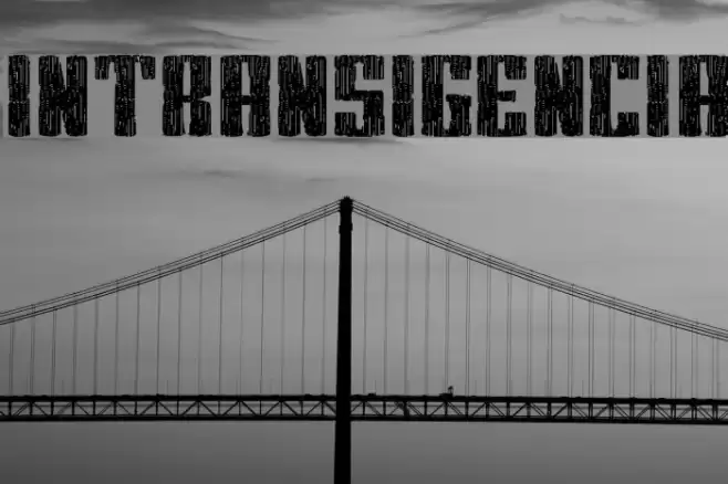 Intransigencia Font examples