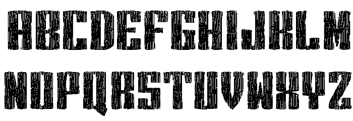 Intransigencia Font LOWERCASE