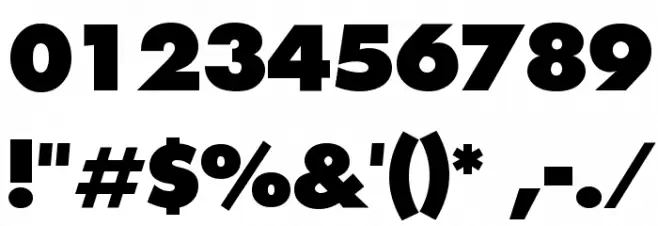 Intrepid ExtraBold Polices AUTRES CHARS