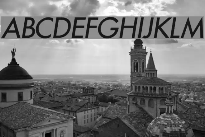 Intrepid Italic Font examples