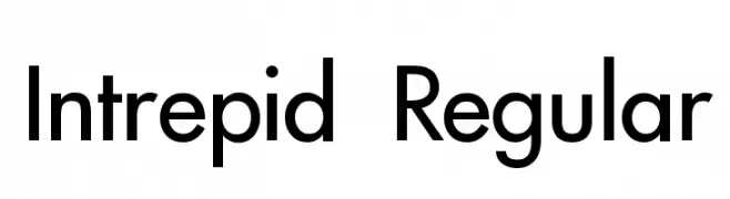 Intrepid Regular  免费字体下载