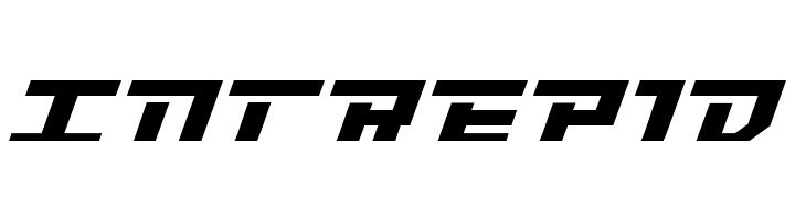 Intrepid  Frei Schriftart Herunterladen