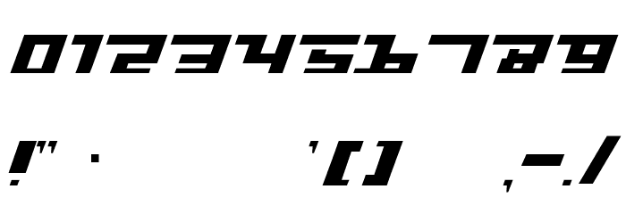 Intrepid Font OTHER CHARS