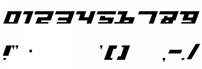 Intrepid フォント その他の文字