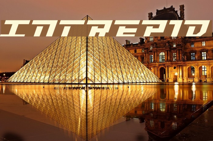Intrepid Font examples