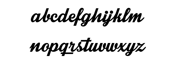 Intrique Script Personal Use Font LOWERCASE