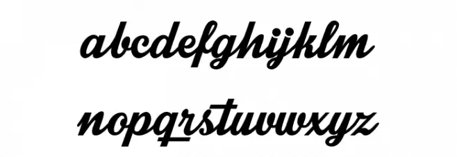 Intrique Script Personal Use फ़ॉन्ट लोअरकेस