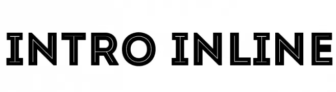 Intro-Inline  नि: शुल्क फ़ॉन्ट्स डाउनलोड