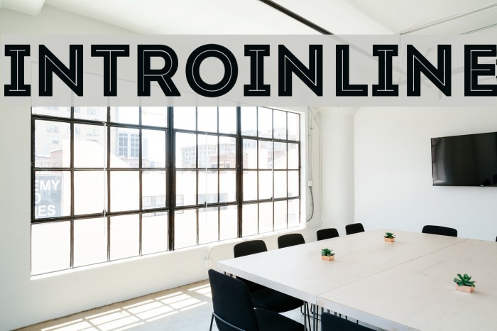 Intro-Inline Font examples