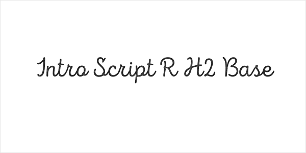 Intro Script R H2 Base Logo