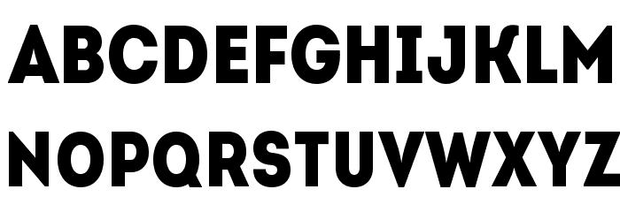 IntroCondBlackFree Font LOWERCASE