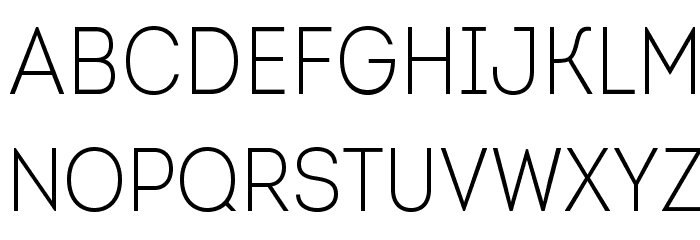 IntroCondLightFree Font LOWERCASE