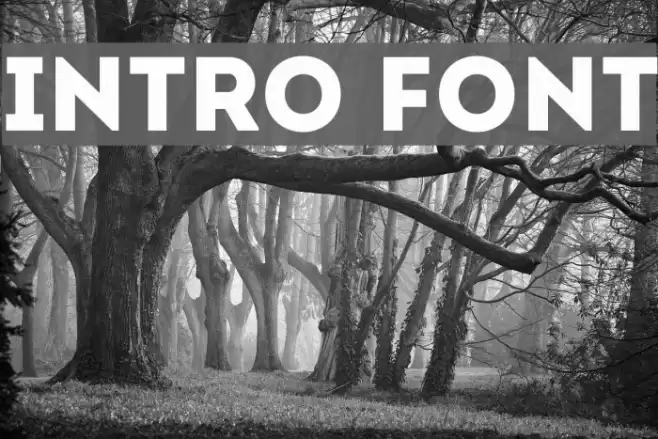Intro Font examples