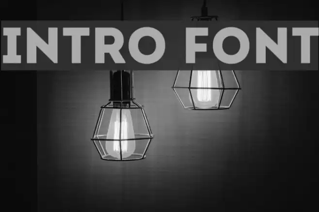 Intro Font examples