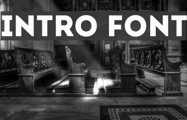 Intro Font examples