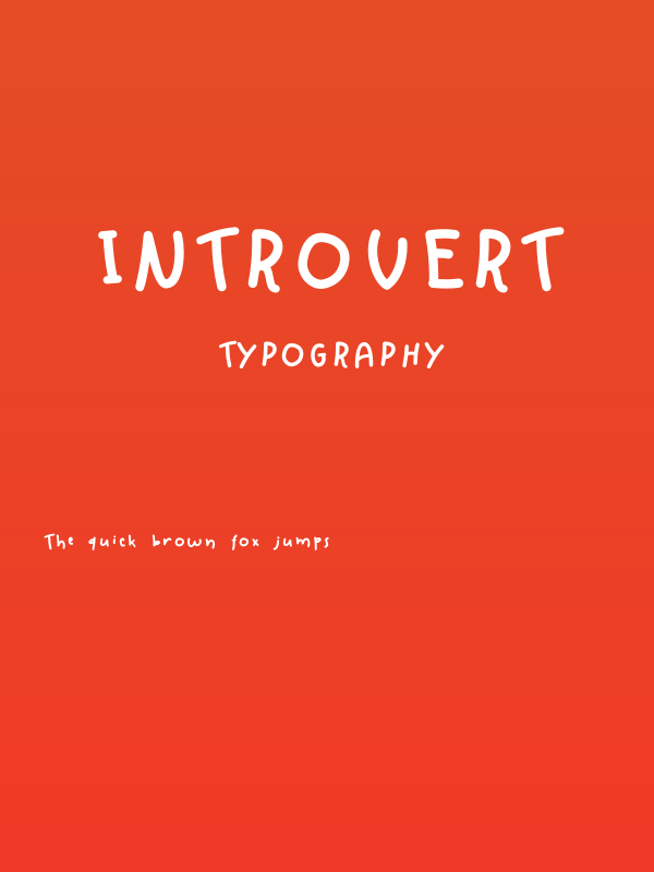 Introvert Poster